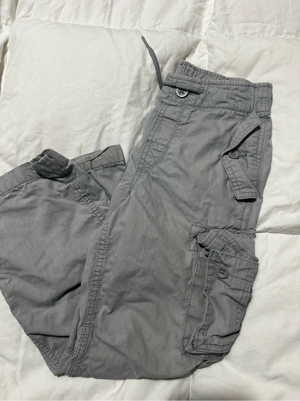 Gap Kids Gray Cargo Pants - Casual Everyday Utility